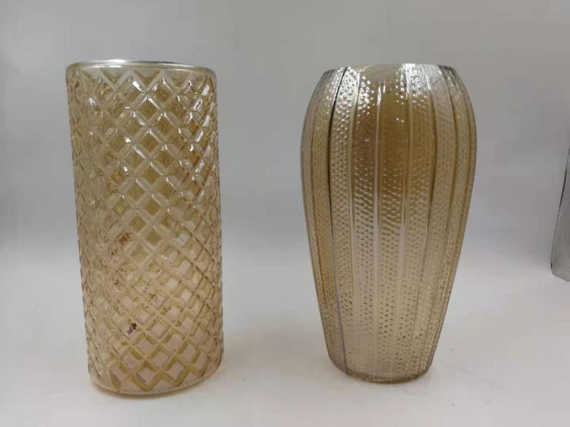 Electroplating process vase